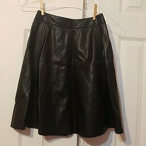 Leather skirt